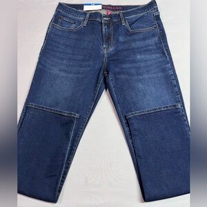 Lucky Brand Mid Rise Straight Leg Dark Blue Pants 10/30